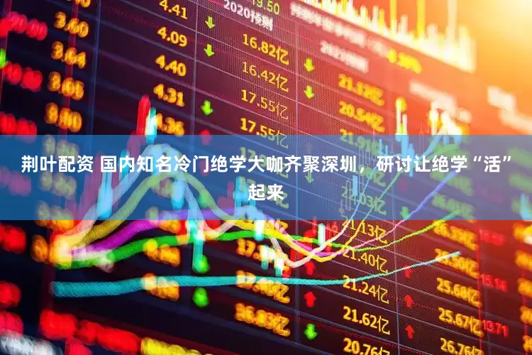 荆叶配资 国内知名冷门绝学大咖齐聚深圳，研讨让绝学“活”起来